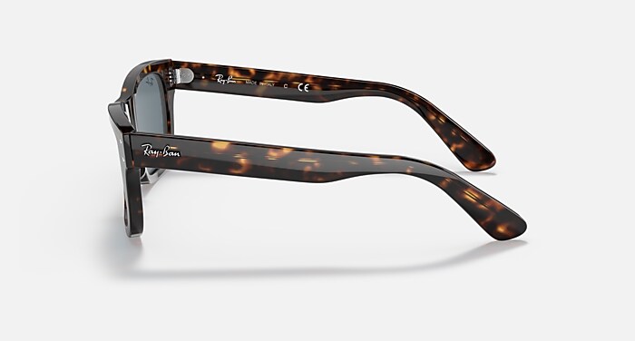 Ray-Ban Sunglasses Man Burbank - Black Frame Green Lenses 55-20 Polarized