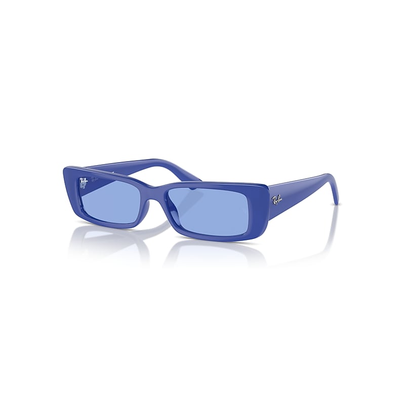 Ray-Ban Sunglasses Unisex Teru Bio-based - Electric Blue Frame Blue Lenses 54-17