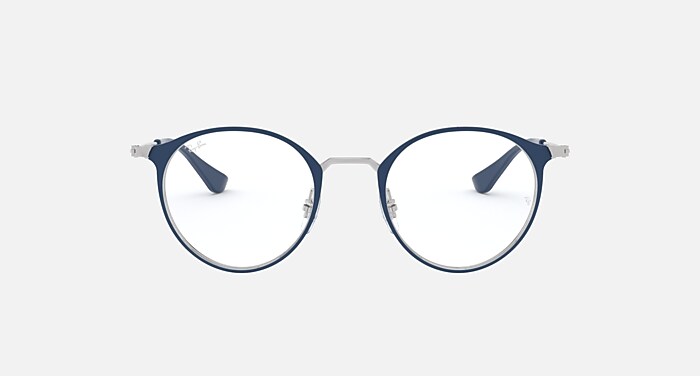 RB6378 Eyeglasses with Blue on Silver Frame - RB6378 | Ray-Ban®
