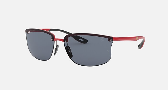RB4322M SCUDERIA FERRARI COLLECTION Sunglasses in Red and Dark