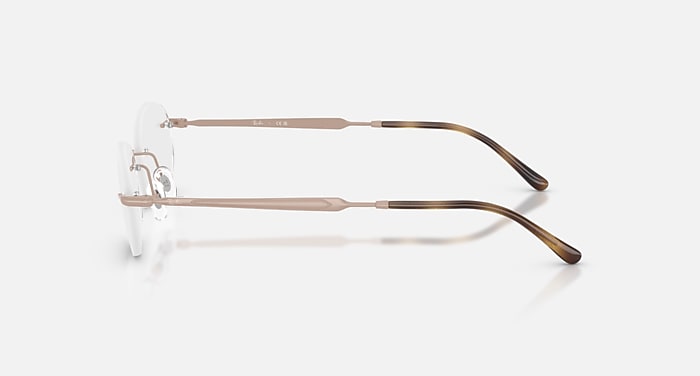 Ray-Ban Eyeglasses Unisex Rb3767v Optics Prescription - Silver Frame Clear Lenses 50-18 Polarized
