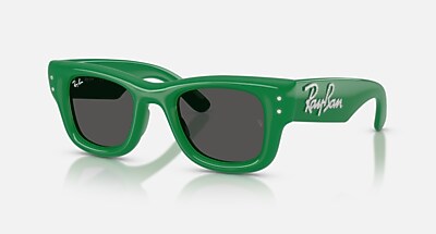 WAYFARER PUFFER CRYSTAL EDITION Sunglasses in Green & Strass and