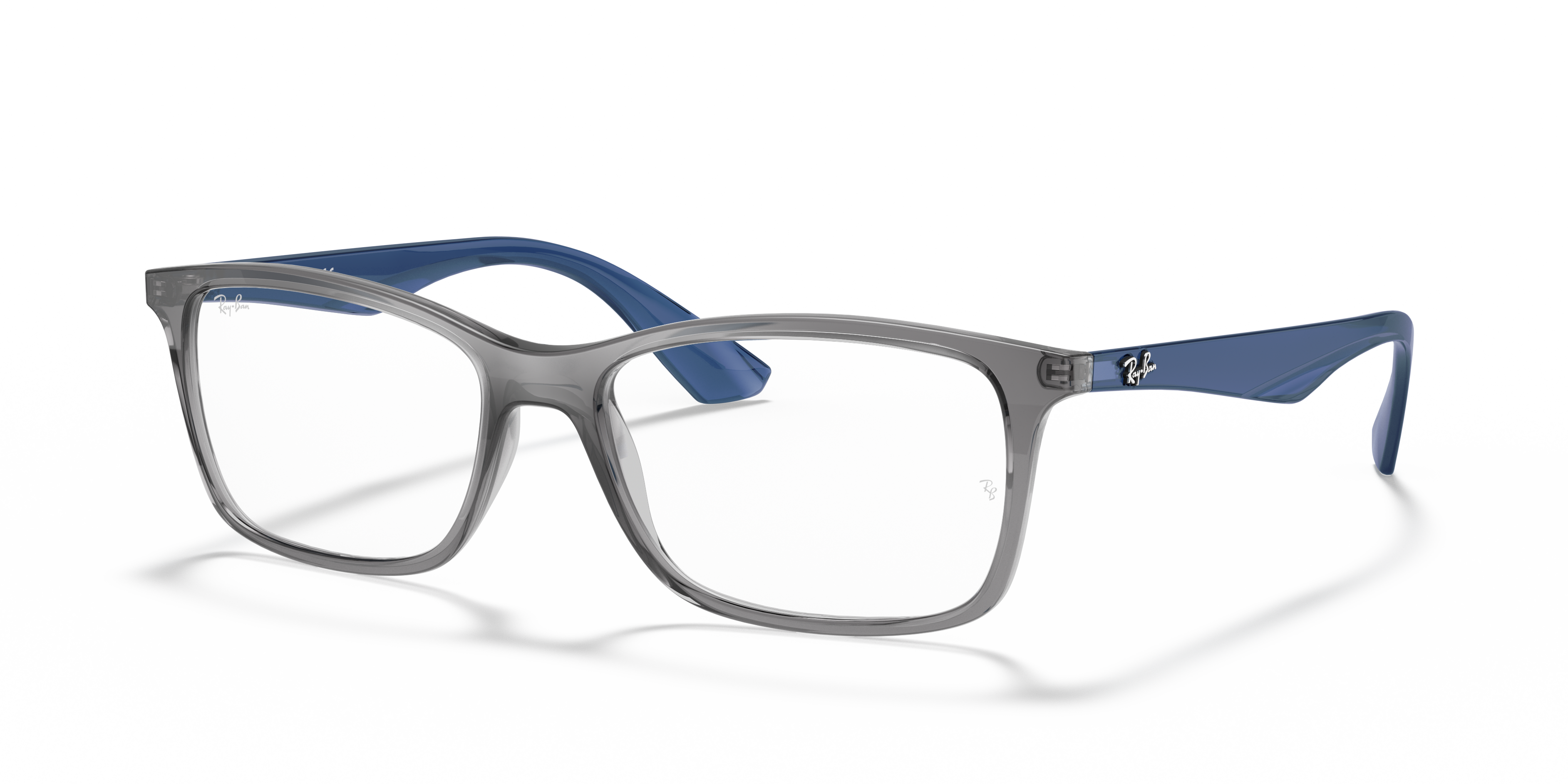RB7047 OPTICS Polished Transparent Grey Frame Clear Lenses 54-17