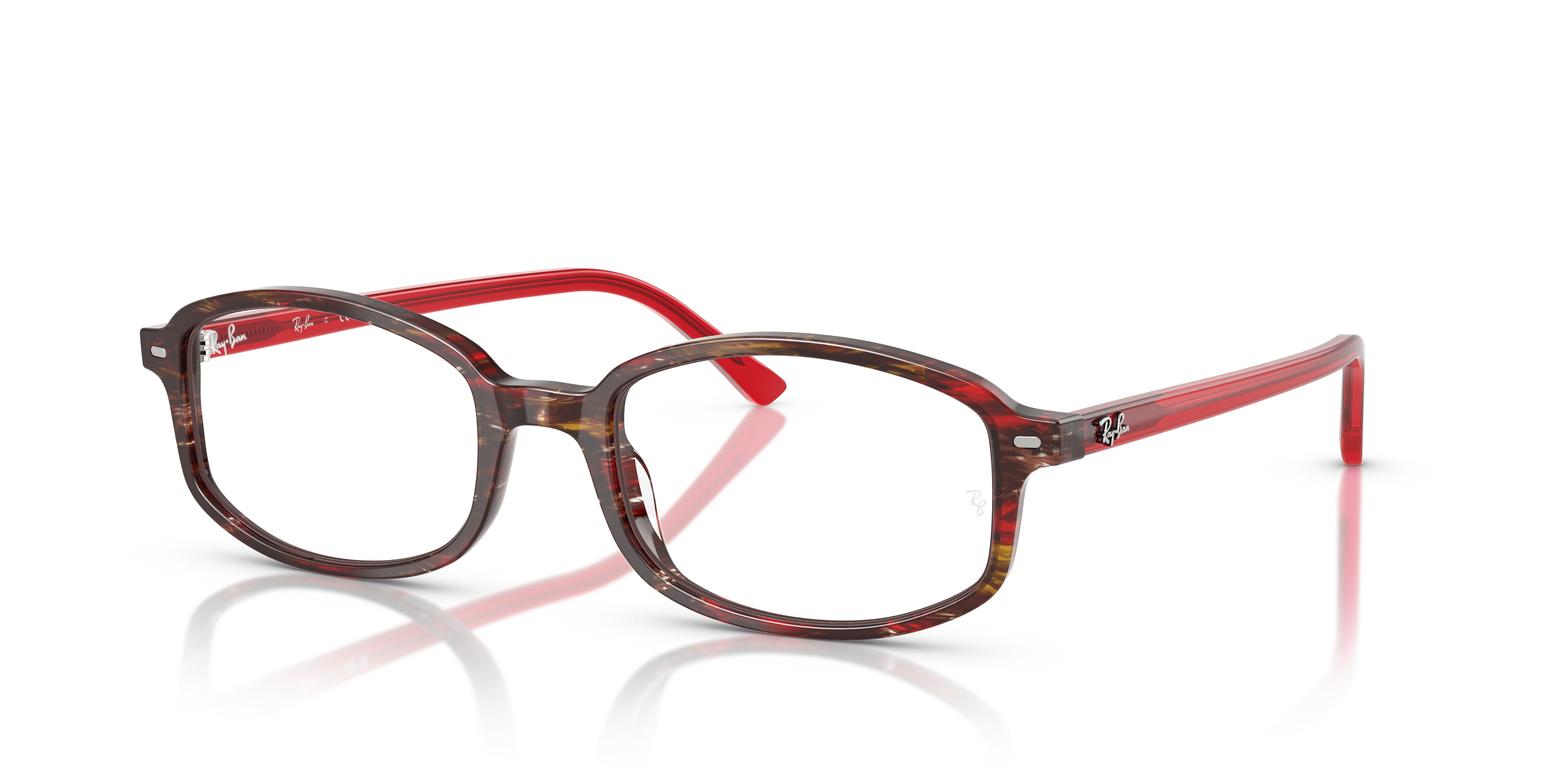 SAM OPTICS Eyeglasses with Transparent Shade Fantasy Red Frame