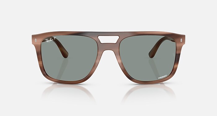 Ray-Ban Sunglasses Unisex Rb2213ch Chromance - Havana Brown Frame Blue Lenses 58-20 Polarized