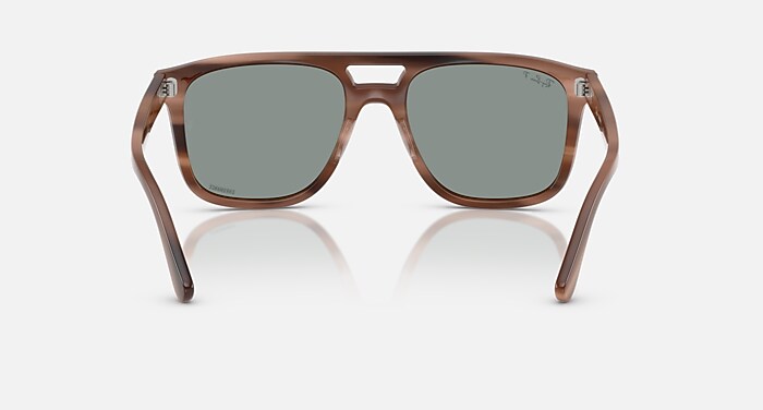 RB2213CH CHROMANCE Sunglasses in Havana Brown and Polarized Light