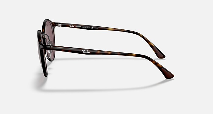 RB4336CH CHROMANCE Sunglasses in Light Havana and Violet