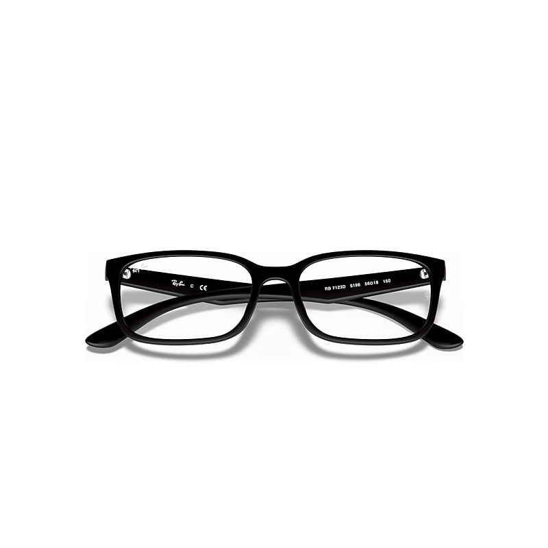 Ray Ban Rectangular Frame Glasses In Black