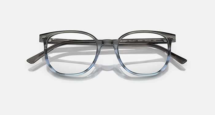 Eyeglasses with ELLIOT OPTICS Frame Niebiesko-szare w paski