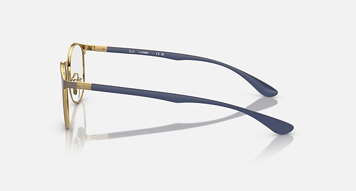 Ray-Ban サングラス ゴールドフレーム レイバン公式ストア】 Ray-Ban® RB6355 OPTICS メガネ