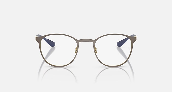 Ray-Ban Eyeglasses Unisex Rb6355 Optics Prescription - Gold Frame Demo Lens Lenses 52-20 Polarized