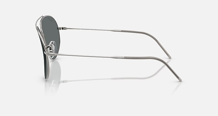 Ray-Ban Sunglasses Unisex Aviator Reverse - Gunmetal Frame Grey Lenses 62-11 Polarized