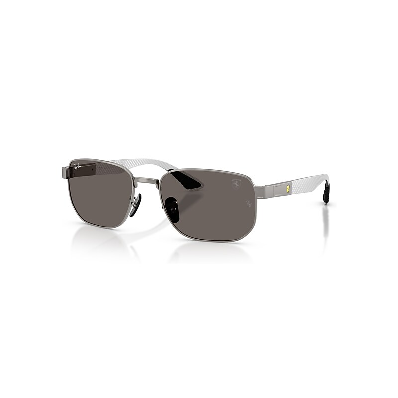 Ray-Ban Sunglasses   Scuderia Ferarri Collection - Gunmetal Frame Grey Lenses 59-19, RB8329M