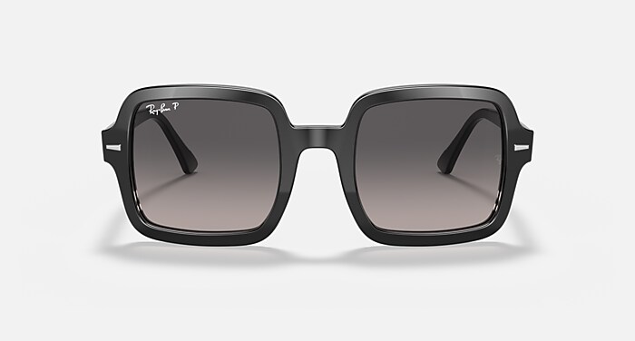 RB2188 Sunglasses in Black and Polarized Grey Gradient - RB2188F