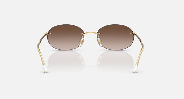 Ray-Ban Sunglasses Unisex Rb3767 - Arista Gold Frame Brown Lenses 54-18