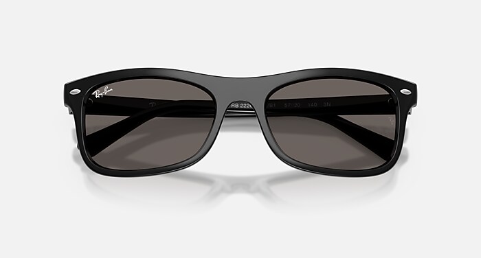 RayBan レイバン RB2226F-60158-57 偏光サングラス RB2226 Sunglasses in Black and Dark Grey - RB2226 | Ray-Ban® US