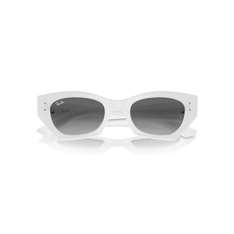 ZENA BIO-BASED Sunglasses in White Snow and Grey - RB4430F | Ray