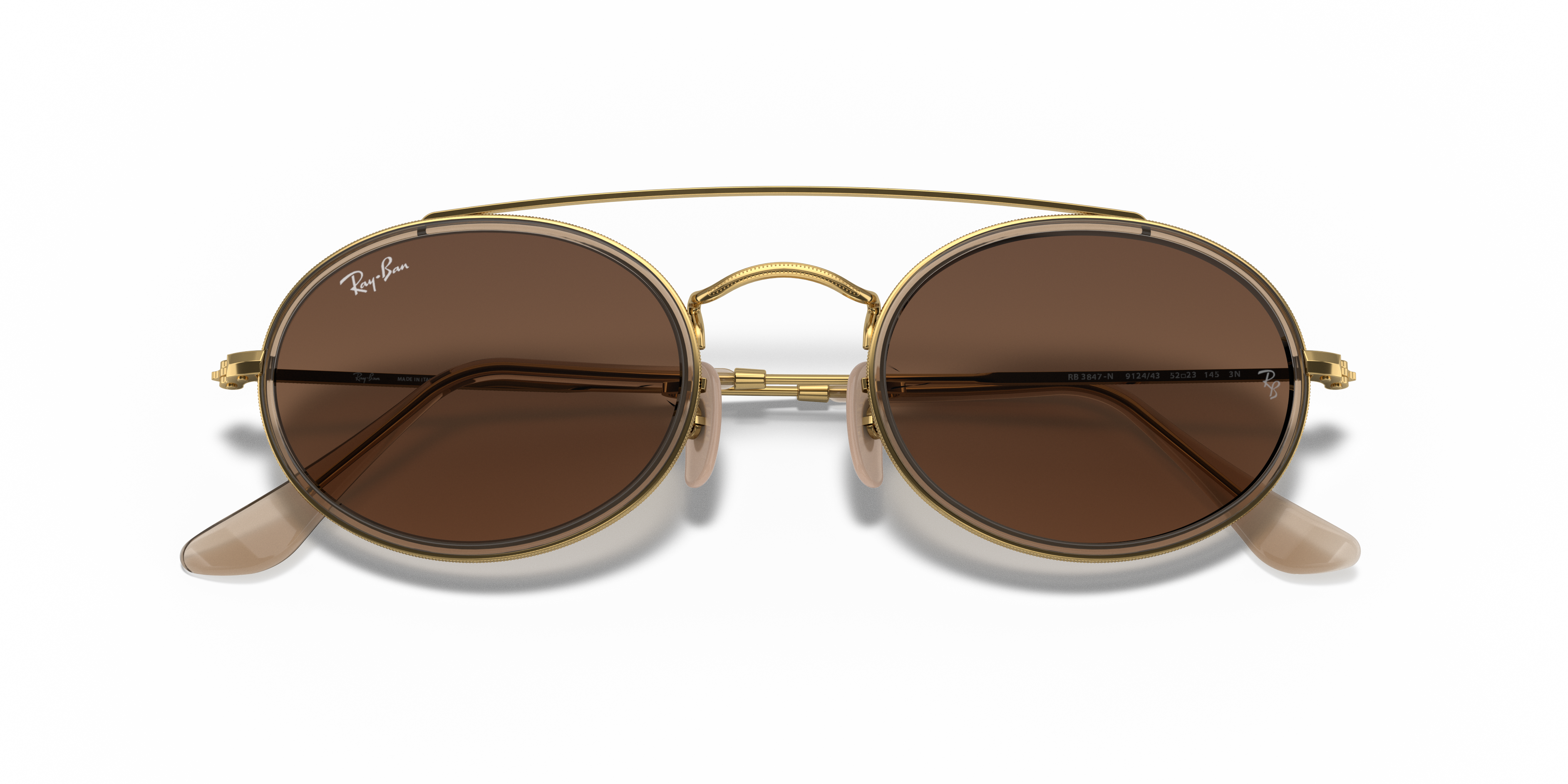 ray ban oval double bridge