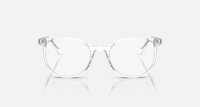 Ray-Ban Eyeglasses Unisex Elliot Optics Prescription - Transparent Frame Demo Lens Lenses 52-19 Polarized