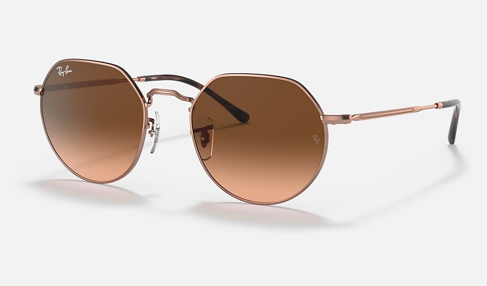 た*様 Ray-Ban Jack グラディエント　 ブラウンレンズ レイバン公式ストア】 Ray-Ban® JACK サングラス | カッパー X