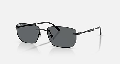 【Ray-Ban】　偏光レンズ ブラックサングラス Ray-Ban レイバン 偏光サングラス RB3183 002/81 63サイズ