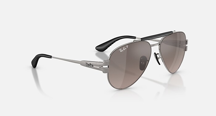 レイ RB3712D 002/87 62mm ポリッシュブラック/ダークグレー RayBan