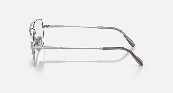 Ray-Ban Eyeglasses Unisex William Titanium Optics Prescription - Arista Gold Frame Clear Lenses 58-17 Polarized