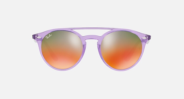 RB4279 Sunglasses in Violet and Orange Gradient Mirror