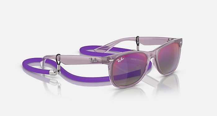 NEW WAYFARER KIDS Sunglasses in Opal Purple and Blue Violet