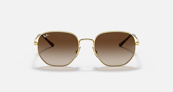 Ray-Ban ゴールドフレーム ブラウンレンズ サングラス RB3682 レイバン公式ストア】 Ray-Ban® RB3682 サングラス | アリスタ