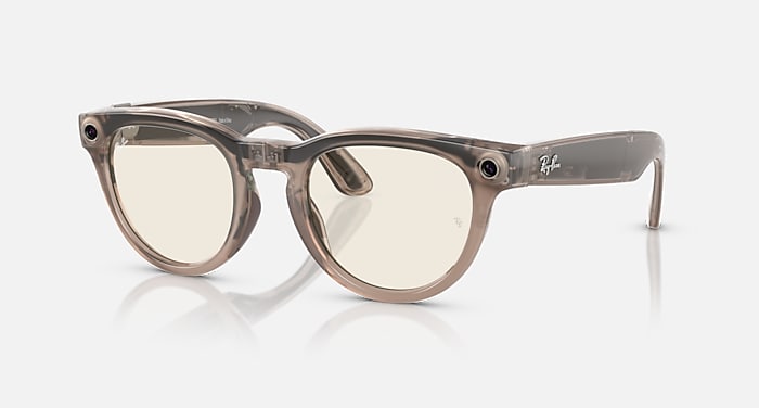 RAY-BAN META LOW BRIDGE FIT HEADLINER Sunglasses in Warm Stone