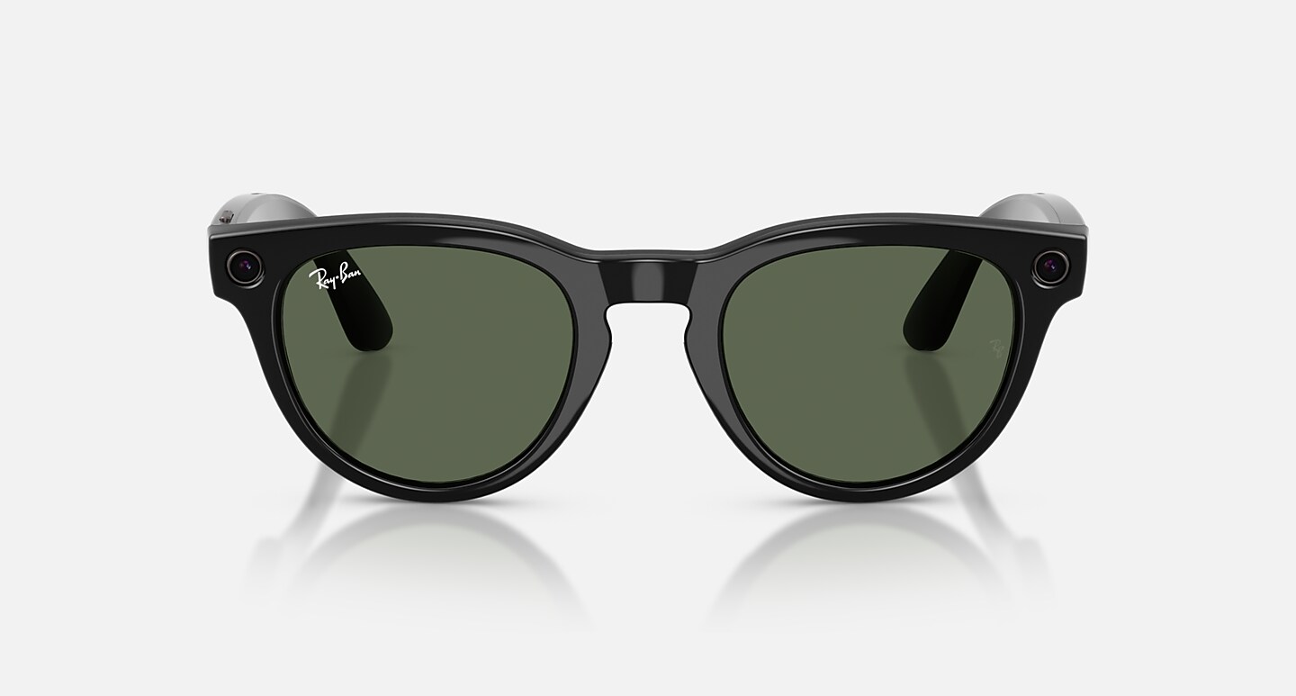 Ray-Ban Meta AI Glasses Black Frame Green Lenses