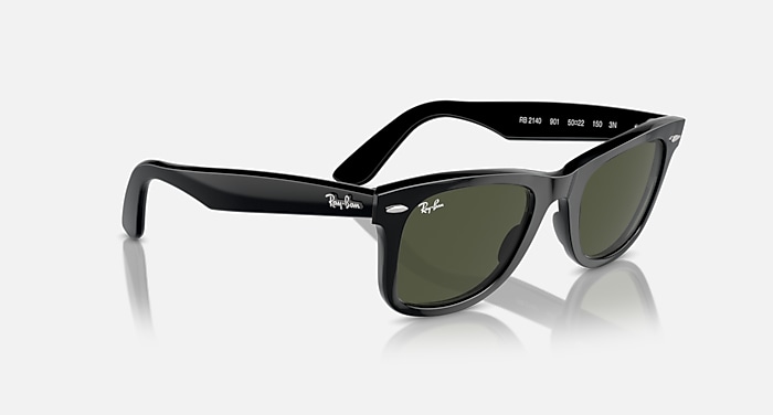 ORIGINAL WAYFARER CLASSIC Sunglasses in Black and G-15 Green  