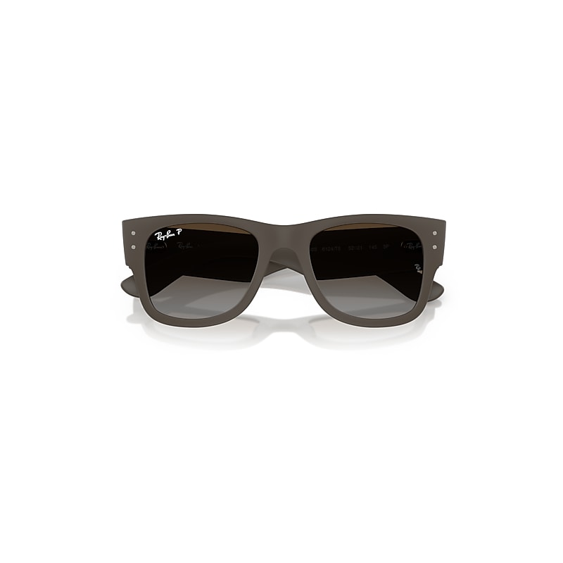 Ray-Ban Mega Wayfarer Liteforce Sunglasses Sand Brown Frame Brown Lenses Polarized 50-21