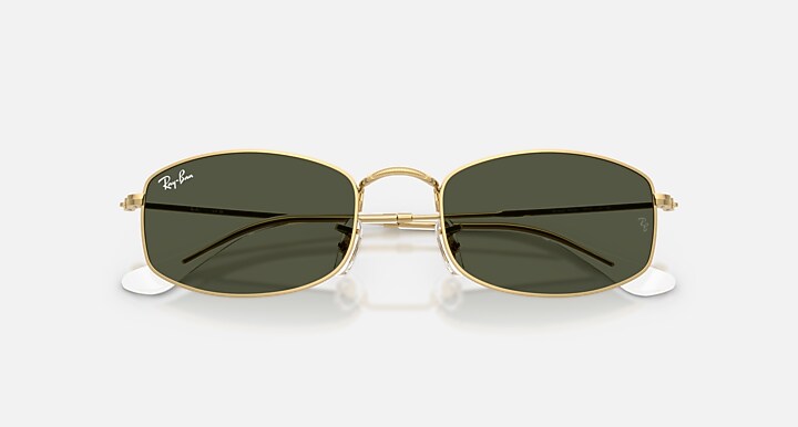 Ray-Ban Sunglasses Unisex Rb3832 - Arista Gold Frame Green Lenses 52-21