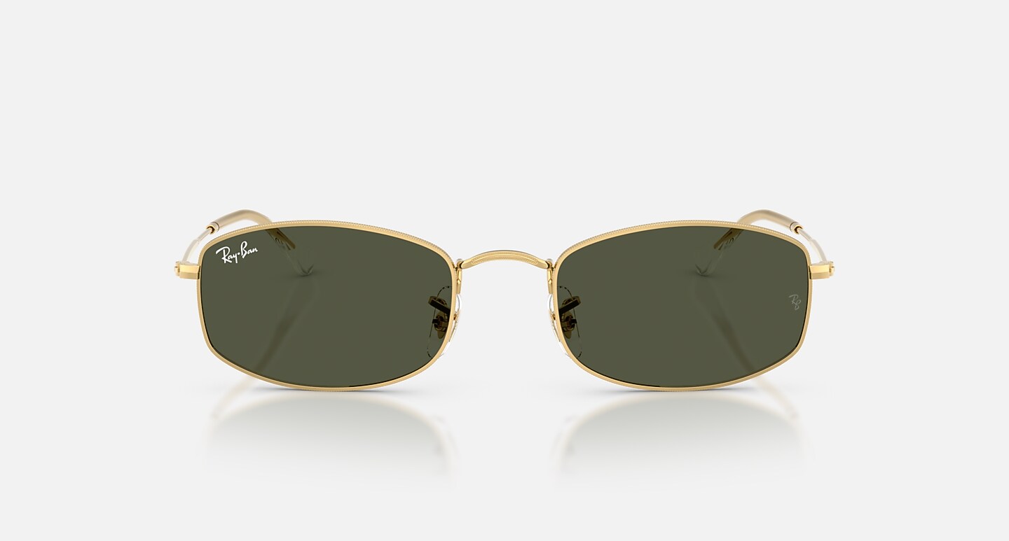 Ray-Ban Sunglasses Unisex Rb3832 - Arista Gold Frame Green Lenses 52-21