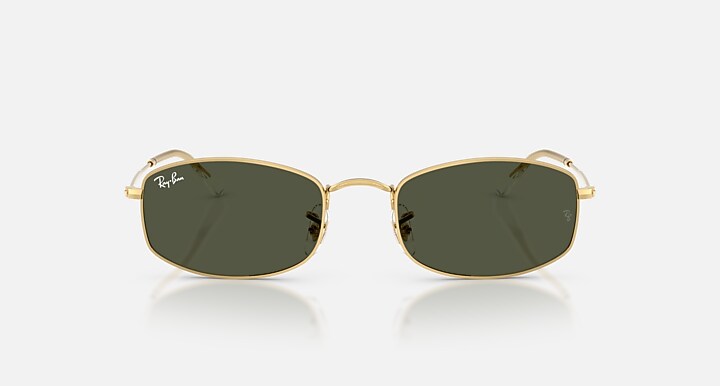 Ray-Ban Sunglasses Unisex Rb3832 - Arista Gold Frame Green Lenses 52-21