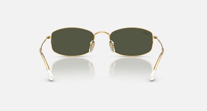 Ray-Ban Sunglasses Unisex Rb3832 - Arista Gold Frame Green Lenses 52-21