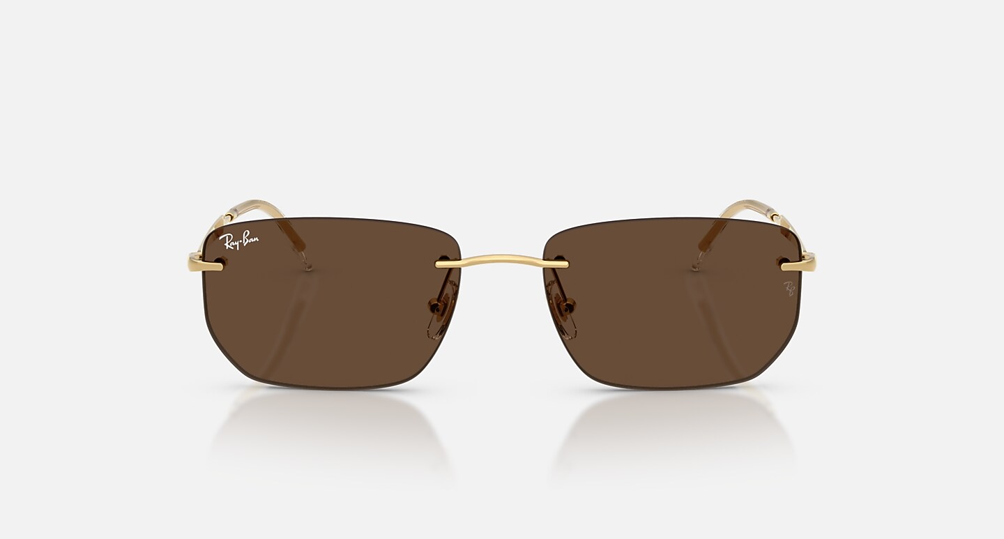 Ray-Ban Sunglasses Unisex Rb3768 - Arista Gold Frame Brown Lenses 56-17