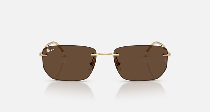 Ray-Ban Sunglasses Unisex Rb3768 - Arista Gold Frame Brown Lenses 56-17