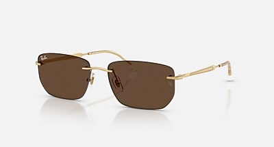 Ray-Ban サングラス ブラウン/ゴールド NEW ROUND Sunglasses in Rose Gold and Brown - RB3637 | Ray
