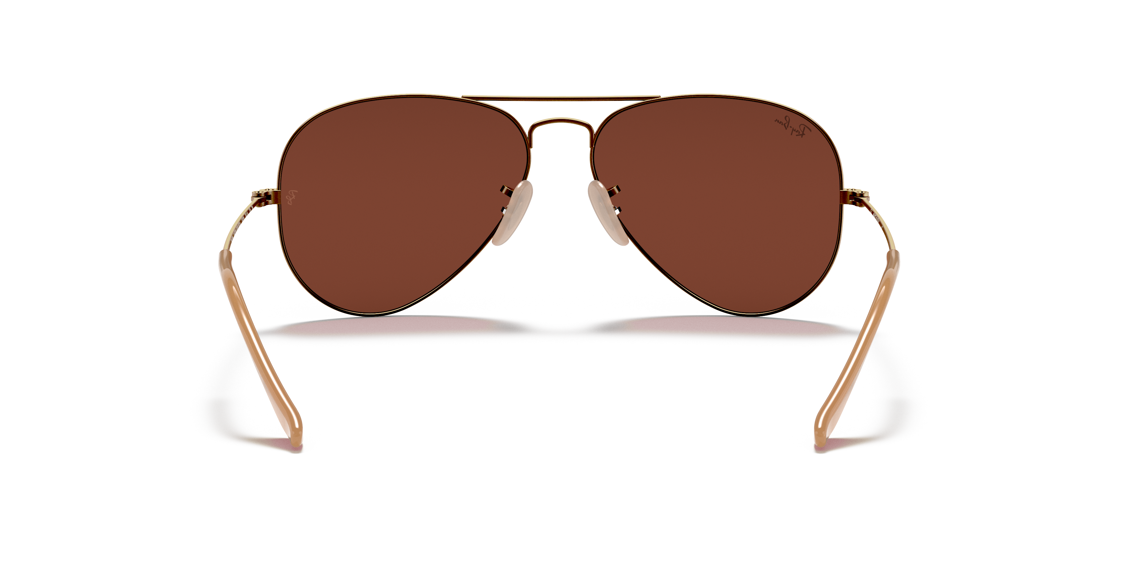 ray ban aviator bronze copper