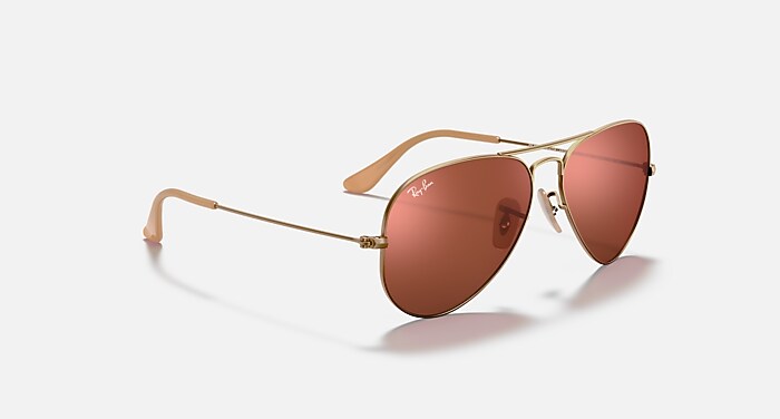 Bronze-Copper Sunglasses in Brown Red and AVIATOR FLASH  display picture 3