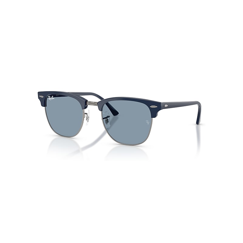Ray-Ban Sunglasses Unisex Clubmaster Classic - Blue Frame Blue Lenses 51-21