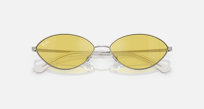 KAI BIO-BASED Sunglasses in Silver and Yellow Mirror Flash Gold