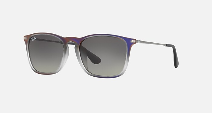 CHRIS Sunglasses in Violet and Grey Gradient - RB4187F | Ray-Ban®