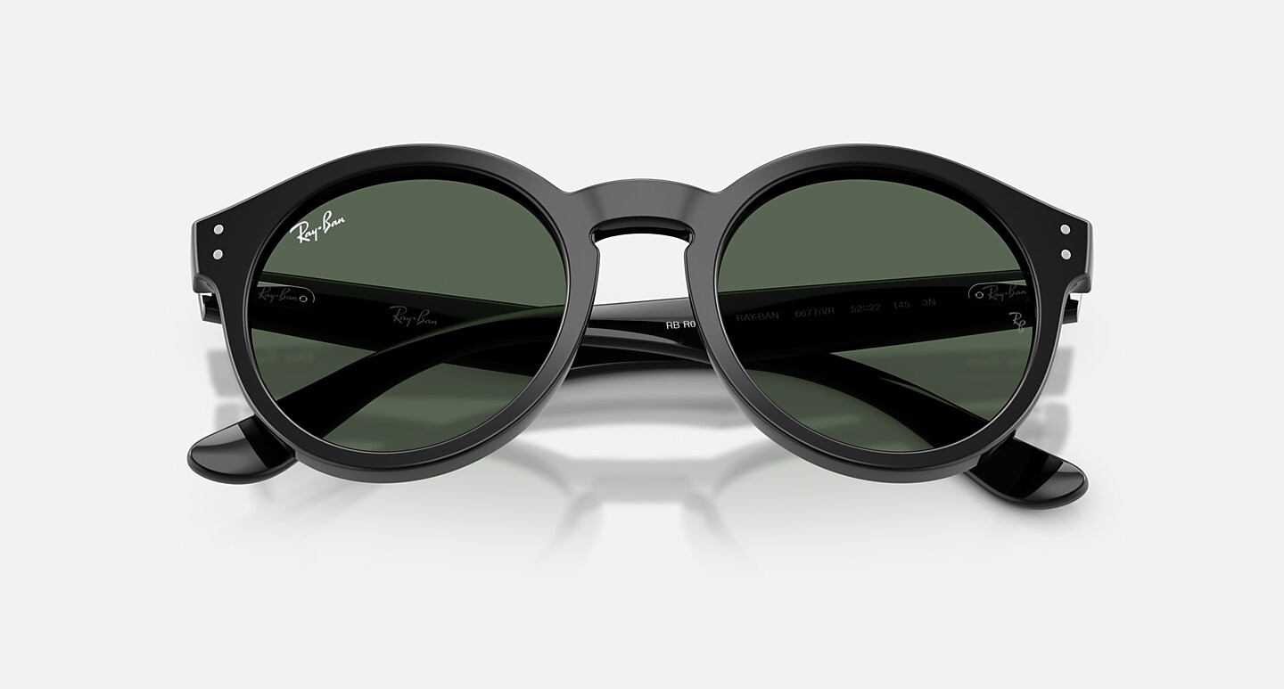 Ray-Ban Sunglasses Unisex 2180 Reverse - Black Frame Green Lenses 52-22