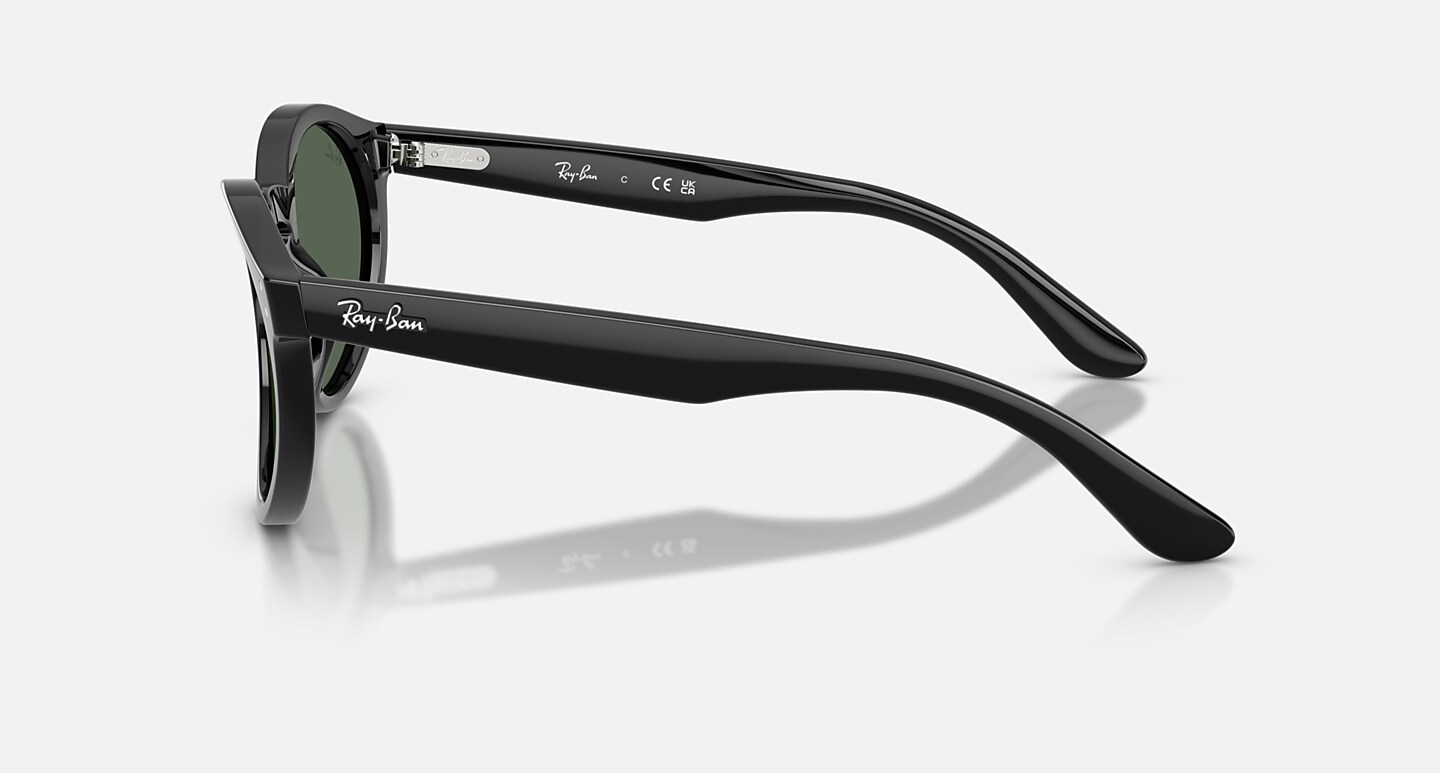 Ray-Ban Sunglasses Unisex 2180 Reverse - Black Frame Green Lenses 52-22