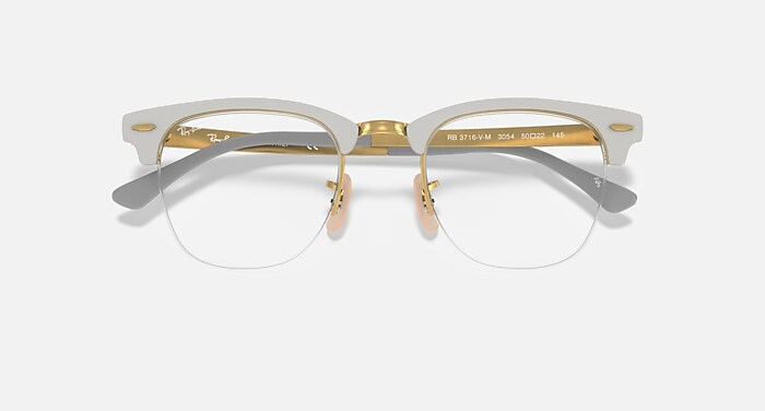 【美品】Ray-Ban CLUBMASTER MEGA CLUBMASTER Sunglasses in Tortoise On Gold and G-15