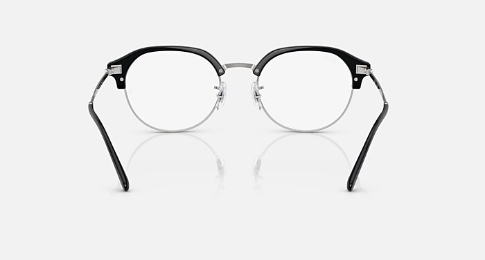 RB7229 OPTICS Eyeglasses with Black On Silver Frame - RB7229 | Ray 